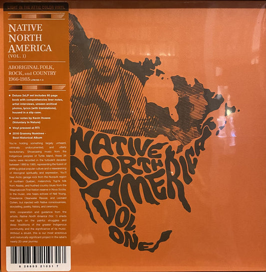 Album art for Various - Native North America (Vol. 1) (Aboriginal Folk, Rock, And Country 1966-1985)