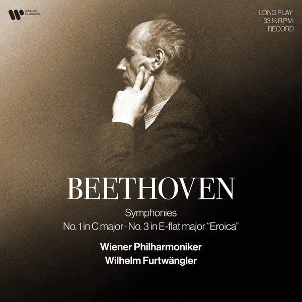 Album art for Wiener Philharmoniker - Beethoven: Symphonies Nos.1 & 3 (Vinyl) – Wilhelm Furtwängler