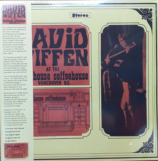 Album art for David Wiffen - Live At The Bunkhouse Coffeehouse