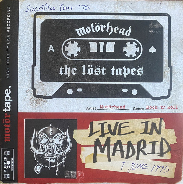 Album art for Motörhead - The Löst Tapes Vol. 1 (Live In Madrid 1 June 1995)