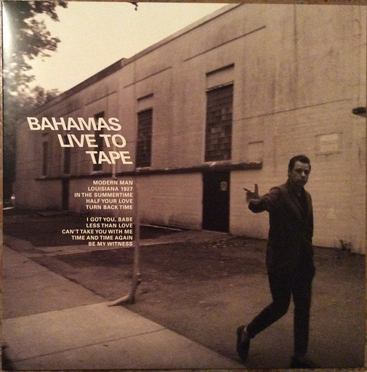 Album art for Bahamas - Live To Tape