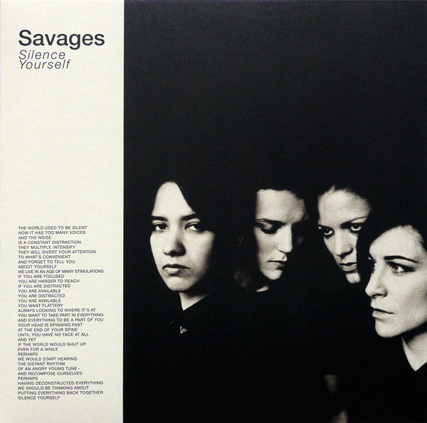 Album art for Savages - Silence Yourself
