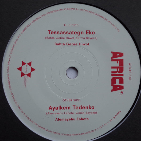 Album art for Bahta Gebre Hiwot - Tessassategn Eko / Ayalkem Tedenko