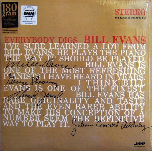 Album art for Bill Evans - Everybody Digs Bill Evans