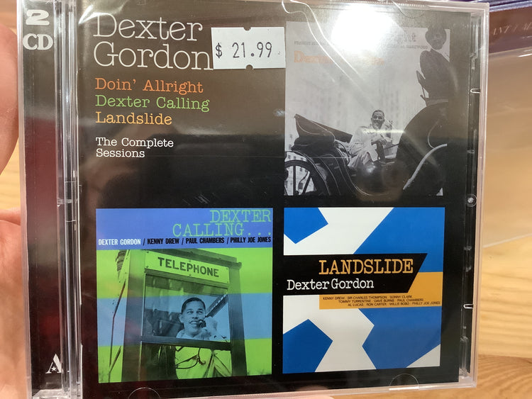 Dexter Gordon - Doin' Allright /  Dexter Calling /  Landslide cd